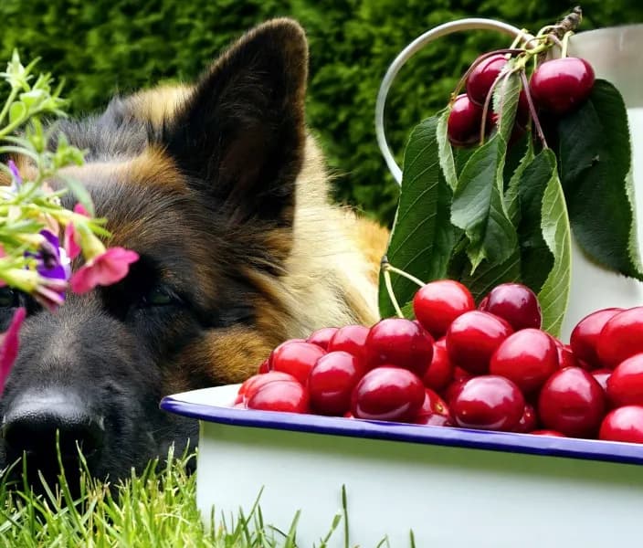 Czy pies może jeść wiśnie? Uważaj na niebezpieczne części owocu